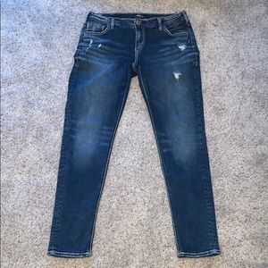 Silver “Girlfriend” Jeans